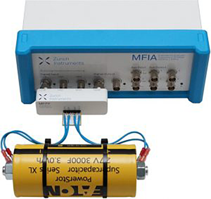 Characterizing the ESR of a Supercapacitor with the MFIA