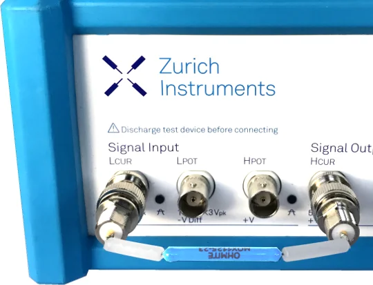 Teraohm Impedance Measurements with the MFIA Impedance Analyzer