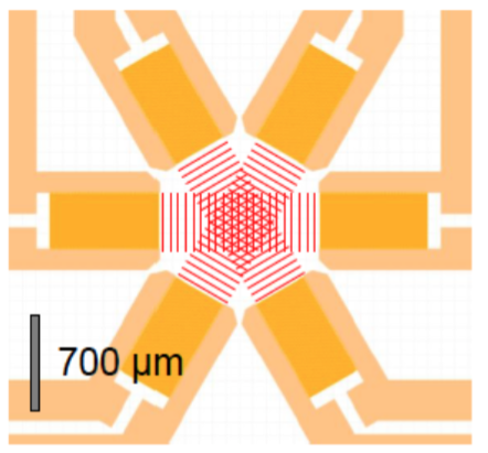 Coupling Microwave to Optical Photons Using Multi-Terminal Acoustic Waves