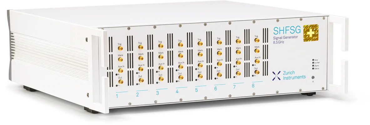 SHFSG+ 8.5 GHz 8-channel Signal Generator