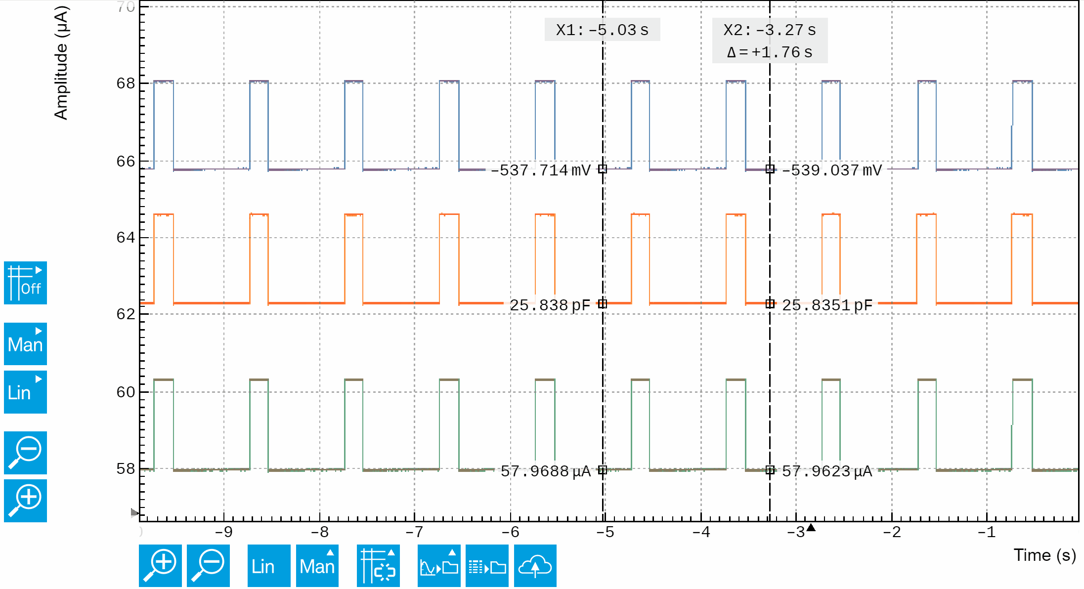 DLTS App Page Graphic Plotter Module